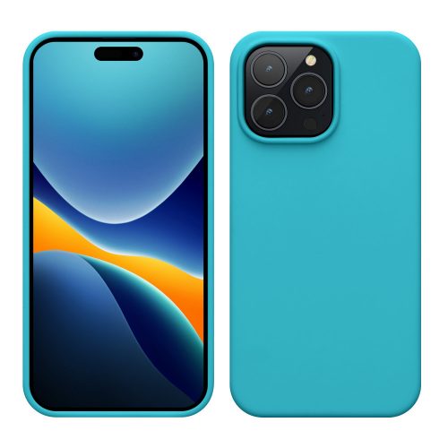 Калъф Kwmobile за Apple iPhone 14 Pro Max, силиконов, син, 59074.205