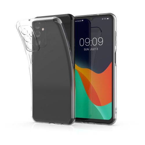 Калъф Kwmobile за Samsung Galaxy M13, Силиконов, Прозрачен, 59083.03