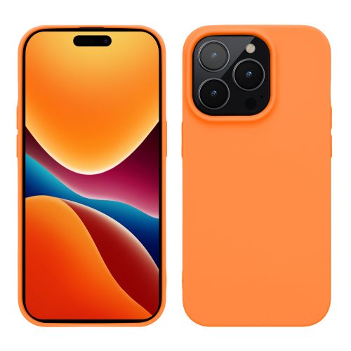 Калъф Kwmobile за Apple iPhone 14 Pro, силикон, оранжев, 59077.150