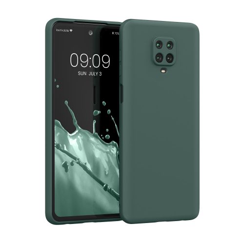 Калъф Kwmobile за Xiaomi Redmi Note 9S/Redmi Note 9 Pro/Redmi Note 9 Pro Max, силиконов, зелен, 56562.171