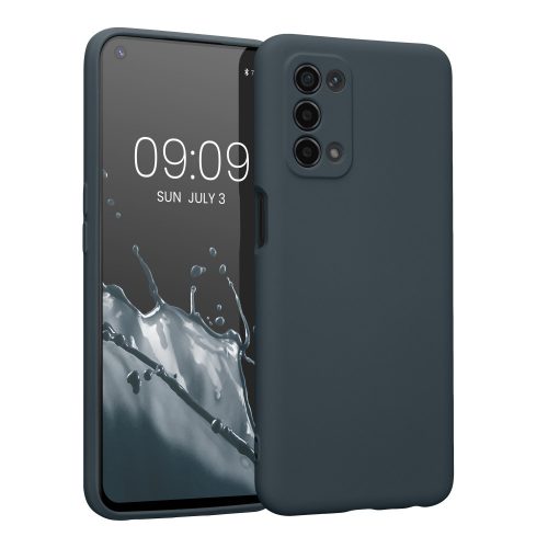 Калъф Kwmobile за OPPO A74 5G/A54 5G, силиконов, син, 57571.202