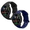 Комплект 2 каишки за часовник Xiaomi Mi Watch/Mi Watch Color Sport, Kwmobile, черен/син, силикон, 59164.01