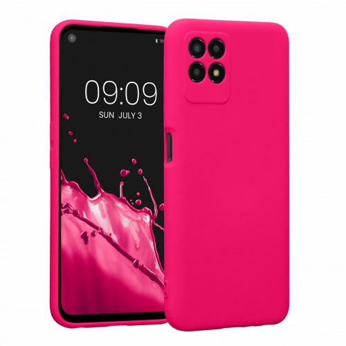 Калъф Kwmobile за Realme 8i, силиконов, розов, 58293.77