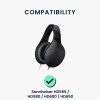 Комплект от 2 възглавнички за слушалки Sennheiser HD600/HD600S/HD650, Kwmobile, черни, текстил, 59156.01