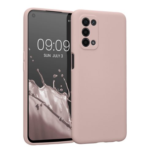 Калъф Kwmobile за OPPO A74 5G/A54 5G, Силиконов, Розов, 57571.225