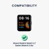 Комплект 2 каишки за Xiaomi Redmi Watch 2/Redmi Watch 2 Lite, Kwmobile, сиво/зелено, силикон, 56911.06