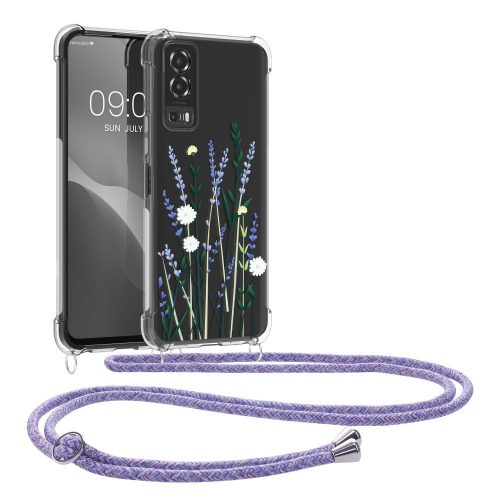 Броня kwmobile за Vivo Y72 5G/Y52 5G, силикон, многоцветен/прозрачен, 59898.02