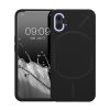 kwmobile Case for Nothing Phone 1, силиконов, черен, 59912.01