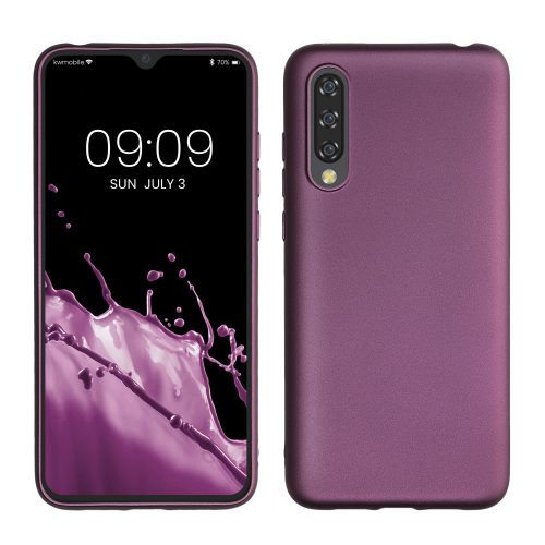 калъф kwmobile за Xiaomi Mi 9 Lite, силикон, лилав, 50587.230