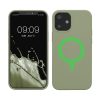 калъф kwmobile за Apple iPhone 12 Mini, силиконов, зелен, 56555.172