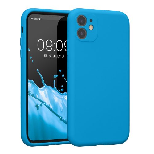 Калъф Kwmobile за Apple iPhone 11, син, силикон, 59349.157