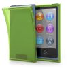 калъф kwmobile за Apple iPod Nano 7, силиконов, зелен/прозрачен, 13370.149