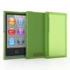 калъф kwmobile за Apple iPod Nano 7, силиконов, зелен/прозрачен, 13370.149