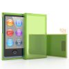 калъф kwmobile за Apple iPod Nano 7, силиконов, зелен/прозрачен, 13370.149