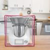 Прахоуловител Kwmobile за Thermomix TM5 /Thermomix TM6, прозрачен/розов, силикон, 59984.03