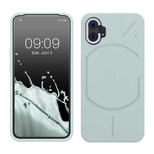 kwmobile Case for Nothing Phone 1, силиконов, зелен, 59912.200