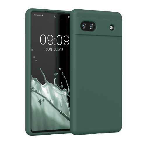 калъф kwmobile за Google Pixel 6a, Силиконов, Зелен, 57815.166