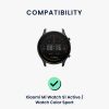 Комплект от 2 каишки kwmobile за Xiaomi Mi Watch Color Sport/Watch S1 Active, Nylon, Black/Blue, 59518.04