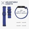 Комплект от 2 каишки kwmobile за Xiaomi Mi Watch Color Sport/Watch S1 Active, Nylon, Black/Blue, 59518.04