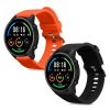 Комплект от 2 каишки Kwmobile за Xiaomi Mi Watch/Mi Watch Color Sport, черен/оранжев, силикон, 58466.04