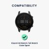 Комплект от 2 каишки Kwmobile за Xiaomi Mi Watch/Mi Watch Color Sport, черен/оранжев, силикон, 58466.04