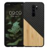 Броня kwmobile за Xiaomi Redmi Note 8 Pro, дърво, кафяво/черно, 56622.03