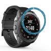 рамка за циферблат kwmobile за Garmin Fenix 7, алуминий, син/сив, 58350.03