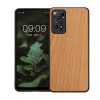 Калъф Kwmobile за Xiaomi Redmi Note 11 Pro 5G/Redmi Note 12 Pro, кафяв/черен, дърво/силикон, 57377.05