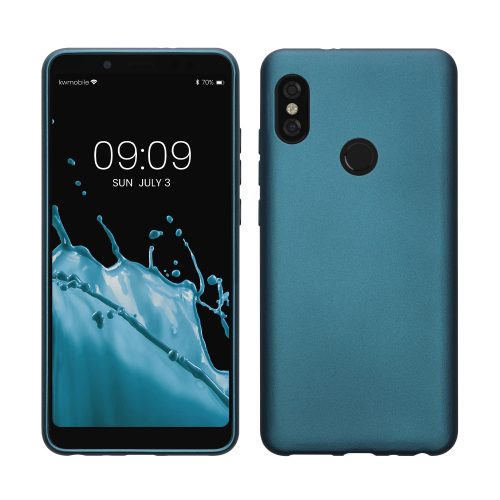 Калъф Kwmobile за Xiaomi Redmi Note 5/Redmi Note 5 Pro, син, силикон, 46344.251