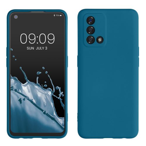 Калъф Kwmobile за OPPO A74, син, силикон, 58907.224