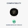 Комплект от 2 каишки Kwmobile за Huawei Watch GT 3 Pro (43 mm)/Watch GT 3 (42 mm), синьо/зелено, силикон, 57109.07