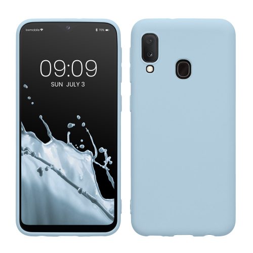 Калъф Kwmobile за Samsung Galaxy A20e, син, силикон, 48738.23