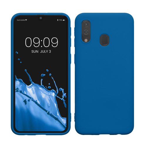 Калъф Kwmobile за Samsung Galaxy A40, син, силикон, 48547.228