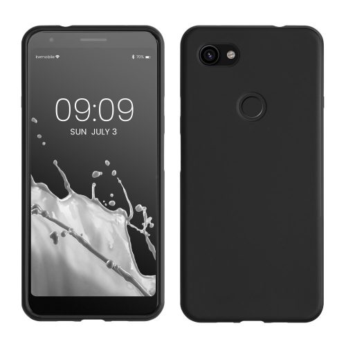 Калъф Kwmobile за Google Pixel 3a XL, черен, силикон, 51944.47