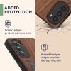 Калъф Kwmobile за Motorola Moto G52/Moto G82, многоцветен, дърво/силикон, 58541.03