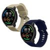 Комплект от 2 каишки Kwmobile за Xiaomi Mi Watch/Mi Watch Color Sport, сиво/синьо, силикон, 58466.06