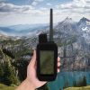 Kwmobile GPS калъф за Garmin Alpha 200, черен/червен, силикон, 59668.47