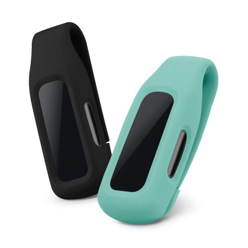 Комплект от 2 калъфа Kwmobile за Fitbit Inspire 3/Inspire 2/Ace 3, зелен, силикон, 54017.11