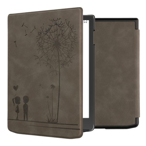 Капак Kwmobile за PocketBook InkPad 4, кафяв, еко кожа, 61644.02