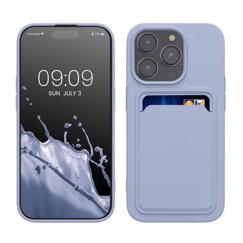 Калъф Kwmobile за Apple iPhone 14 Pro, син, силикон, 59114.108