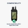 Комплект от 2 защитни фолиа Kwmobile за Garmin Alpha 200/Alpha 200i/Alpha 300, прозрачно, защитно стъкло, 61834.1