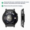 Комплект 2 калъфа Kwmobile със защитно стъкло за Huawei Watch 4, прозрачен, пластмаса, 61909.02