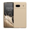 Калъф Kwmobile за Google Pixel 7a, крем, силикон, KWM000019YE013C