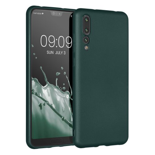 Калъф Kwmobile за Huawei P20 Pro, тъмно зелен, силикон, KWM0000193G004C