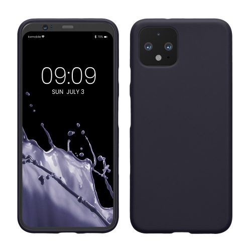 Калъф Kwmobile за Google Pixel 4, тъмно син, силикон, KWM000010ON014C