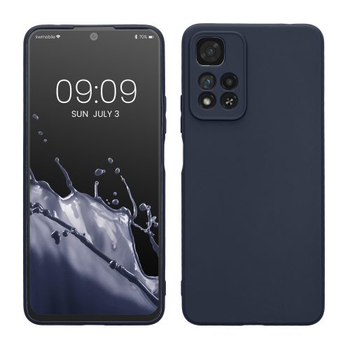 Калъф Kwmobile за Xiaomi Redmi Note 11 Pro Plus 5G, тъмно син, силикон, KWM000015PY012C