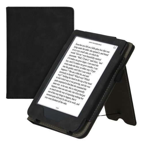 Калъф Kwmobile за Kobo Clara 2E, черен, еко кожа, KWM000017NR008C