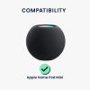 Калъф Kwmobile за Apple HomePod Mini, черен, силикон, KWM000024SP001C