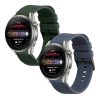 Комплект от 2 каишки Kwmobile за Huawei Watch 4/Watch 4 Pro/Watch 3, тъмнозелен/син, силикон, KWM000024SW002C