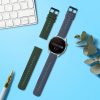 Комплект от 2 каишки Kwmobile за Huawei Watch 4/Watch 4 Pro/Watch 3, тъмнозелен/син, силикон, KWM000024SW002C